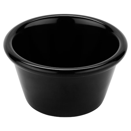 G.E.T. Enterprises G.E.T. Enterprises 3 oz. Coned Shaped Black Ramekin, PK48 S-630-BK